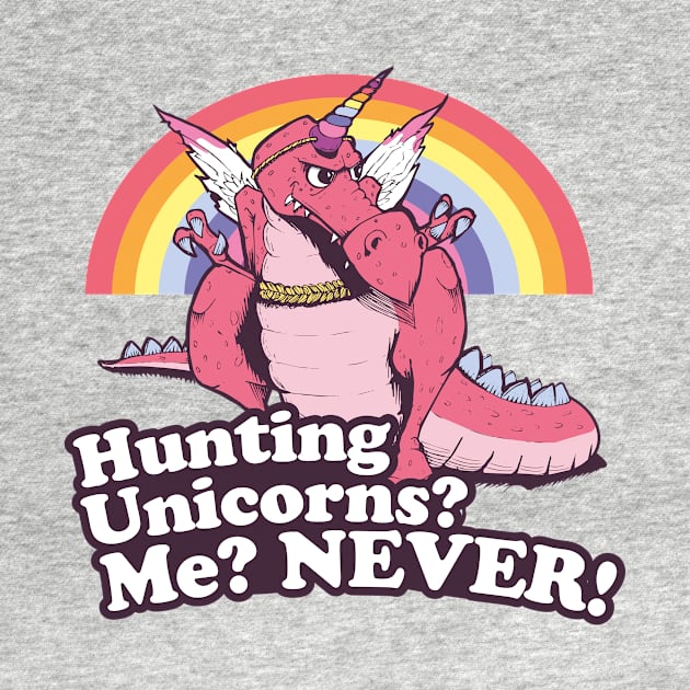 T rex unicorn hunter by Bubsart78